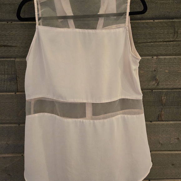 Express The Portofino Shirt White Tank Top Medium - Picture 9 of 10